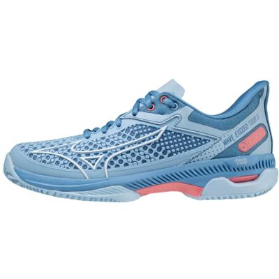 Mizuno Wave Exceed Tour 5 CC, Chaussures de Tennis pour Femme, Néerlandais/Blanc/Tearose, 36,5 EU, Canal Dutch White Tearose, 36.5 EU - Publicité Mizuno Wave Exceed Tour 5 CC, Chaussures de Tennis pour Femme, Néerlandais/Blanc/Tearose, 36,5 EU, Canal Dutch White Tearose, 36.5 EU - Publicité