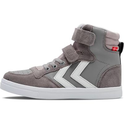 Hummel Slimmer Stadil Leather High Jr, Baskets Gris-Alliage, 39 EU, Gris Alloy, 39 EU - Publicité Hummel Slimmer Stadil Leather High Jr, Baskets Gris-Alliage, 39 EU, Gris Alloy, 39 EU - Publicité