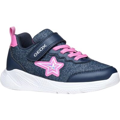 Geox - J Sprintye Girl - navy-fuchsia - Velcro - Baskets - Publicité Geox - J Sprintye Girl - navy-fuchsia - Velcro - Baskets - Publicité