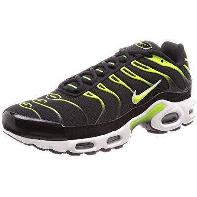 Nike Air Max Plus, Sneakers Basses Homme, Noir (Black/Black/Black 001), 43 EU - Publicité Nike Air Max Plus, Sneakers Basses Homme, Noir (Black/Black/Black 001), 43 EU - Publicité
