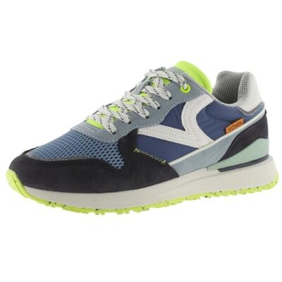 Victoria 1985 Basket LEGGERA Nylon & Pièces Colorées & en Croûte De Cuir & Logo Rétro 8802109 pour Homme Marino 43 - Publicité Victoria 1985 Basket LEGGERA Nylon & Pièces Colorées & en Croûte De Cuir & Logo Rétro 8802109 pour Homme Marino 43 - Publicité