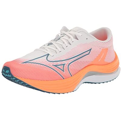 Mizuno Running Men's Wave Rebellion Flash Water Shoe, White-Silver, 11 - Publicité Mizuno Running Men's Wave Rebellion Flash Water Shoe, White-Silver, 11 - Publicité