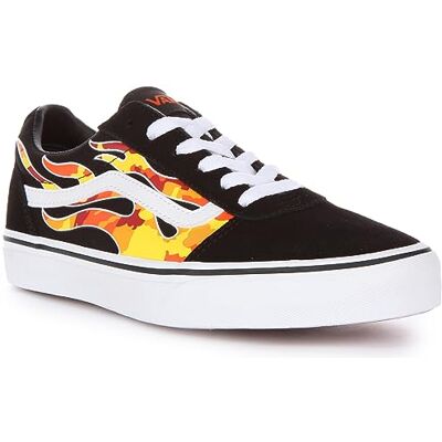 Vans Ward, Basket, Flame Camo Black/White, - Publicité Vans Ward, Basket, Flame Camo Black/White, - Publicité