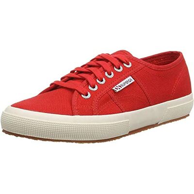 Superga 2750-COTU CLASSIC, Baskets Basses mixte adulte, Rouge (Red), 37 EU - Publicité Superga 2750-COTU CLASSIC, Baskets Basses mixte adulte, Rouge (Red), 37 EU - Publicité
