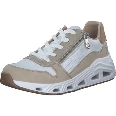 Rieker Damen Sneaker, Weiss, 39 EU - Publicité Rieker Damen Sneaker, Weiss, 39 EU - Publicité
