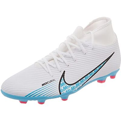 Nike Mercurial Superfly 9 Club FG/MG Sneaker Male Explosion Blanche/Baltique de Rose Bleu EU 46 - Publicité Nike Mercurial Superfly 9 Club FG/MG Sneaker Male Explosion Blanche/Baltique de Rose Bleu EU 46 - Publicité