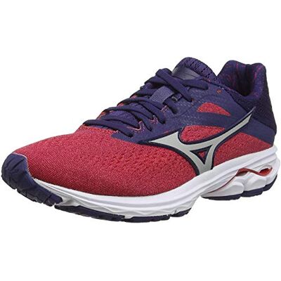 Mizuno Femme Wave Rider 23 Chaussures de Running, Pink Hibiscus Vaporblue Astral Aura 3, 42 EU - Publicité Mizuno Femme Wave Rider 23 Chaussures de Running, Pink Hibiscus Vaporblue Astral Aura 3, 42 EU - Publicité