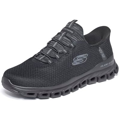 Skechers Homme Glide-Step Noxus Slip-In ENTRAINEUSE, Black Mesh/Pu, 42.5 EU - Publicité Skechers Homme Glide-Step Noxus Slip-In ENTRAINEUSE, Black Mesh/Pu, 42.5 EU - Publicité