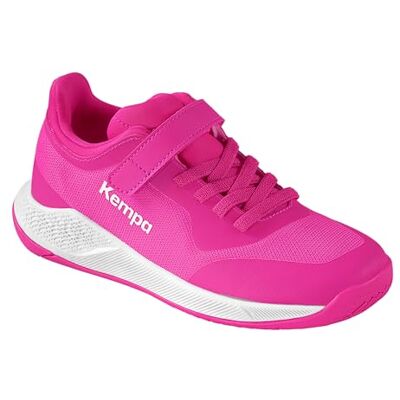 Kempa Chaussures de Handball pour Enfants Kourtfly – Chaussures d'intérieur avec Semelle Michelin – adhérence, stabilité et Confort optimaux avec Fermeture Velcro - Publicité Kempa Chaussures de Handball pour Enfants Kourtfly – Chaussures d'intérieur avec Semelle Michelin – adhérence, stabilité et Confort optimaux avec Fermeture Velcro - Publicité