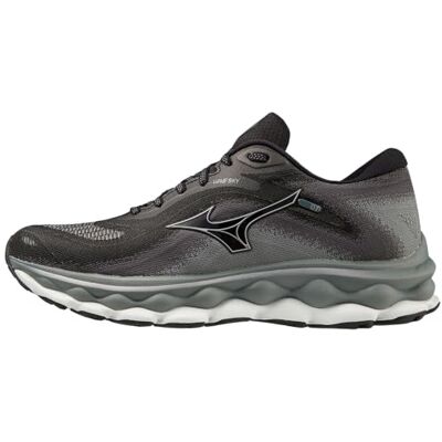 Mizuno Sky 7 Chaussures de Course pour Femme Gris, Noir-silverstar, 9 Wide - Publicité Mizuno Sky 7 Chaussures de Course pour Femme Gris, Noir-silverstar, 9 Wide - Publicité