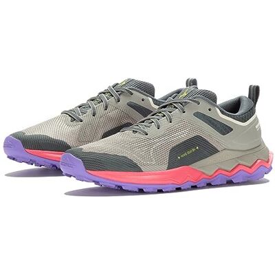 Mizuno Wave Ibuki 4 (W), Chaussures de Trail Running Femme, Ghost Grey High Vis Pink Purple Punch, 37 EU - Publicité Mizuno Wave Ibuki 4 (W), Chaussures de Trail Running Femme, Ghost Grey High Vis Pink Purple Punch, 37 EU - Publicité