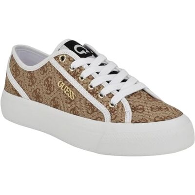 Guess Women's Jelexa Sneaker, Beige Brown 210, 4.5 UK - Publicité Guess Women's Jelexa Sneaker, Beige Brown 210, 4.5 UK - Publicité