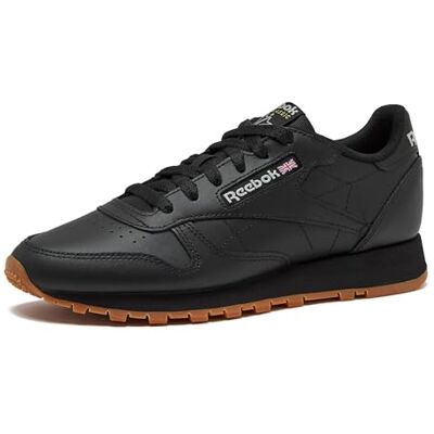 Reebok Homme Classic Leather Baskets, Core Black/Pure Grey 5 Rubber Gum-03, 37.5 EU - Publicité Reebok Homme Classic Leather Baskets, Core Black/Pure Grey 5 Rubber Gum-03, 37.5 EU - Publicité