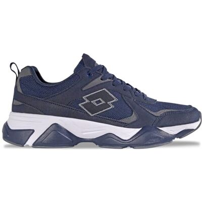 Lotto WANY Baskets Unisexes, Bleu Marine/Gris foncé, 44 EU - Publicité Lotto WANY Baskets Unisexes, Bleu Marine/Gris foncé, 44 EU - Publicité