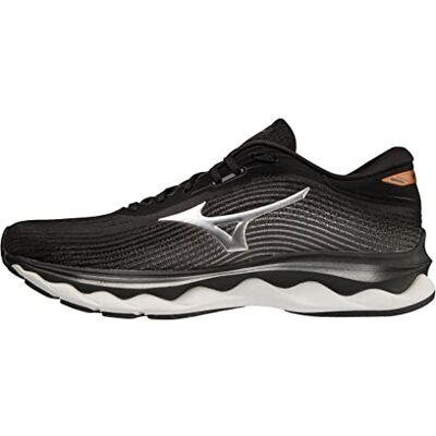 Mizuno Wave Sky 5 Chaussures de Running Homme Noir/Argent/OrangeCopper 42 EU - Publicité Mizuno Wave Sky 5 Chaussures de Running Homme Noir/Argent/OrangeCopper 42 EU - Publicité