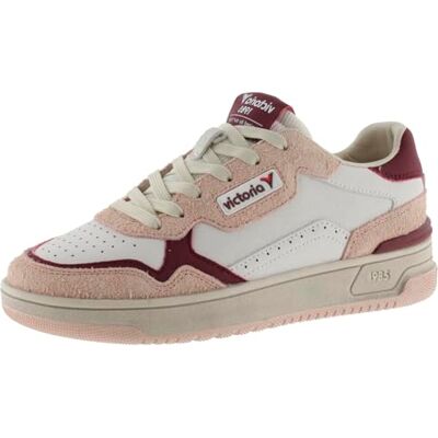 Victoria 1985 Basket Basse Unisexe C80 Cuir & Pièces Colorées & en Croûte De Cuir & Logo Rétro 8800120 pour Adulte Rosa 37 - Publicité Victoria 1985 Basket Basse Unisexe C80 Cuir & Pièces Colorées & en Croûte De Cuir & Logo Rétro 8800120 pour Adulte Rosa 37 - Publicité