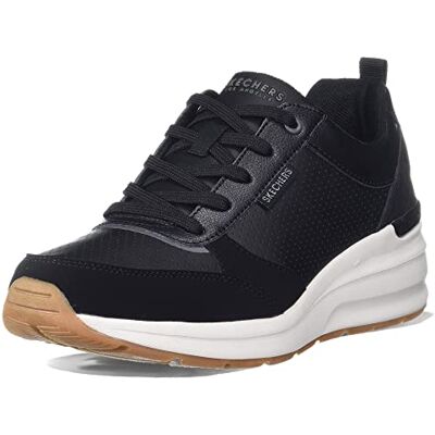 Skechers Femme -blk_36 Sneakers Basses, Noir, 36 EU - Publicité Skechers Femme -blk_36 Sneakers Basses, Noir, 36 EU - Publicité