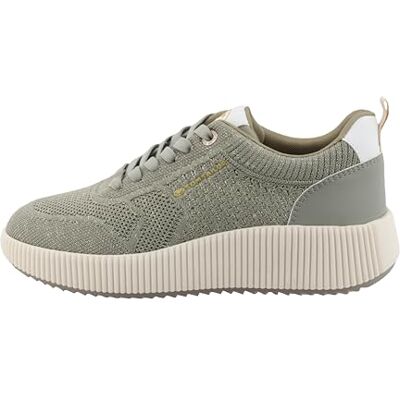TOM TAILOR Femme Basket, Sauge, 36 EU - Publicité TOM TAILOR Femme Basket, Sauge, 36 EU - Publicité