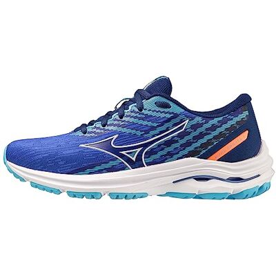 Mizuno Chaussures de Course Wave Equate 7 pour Femme, Dblue White Neonflame, 38 EU - Publicité Mizuno Chaussures de Course Wave Equate 7 pour Femme, Dblue White Neonflame, 38 EU - Publicité