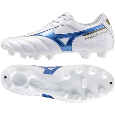 Crampons Mizuno Morelia II Club Blanc - Publicité Crampons Mizuno Morelia II Club Blanc - Publicité