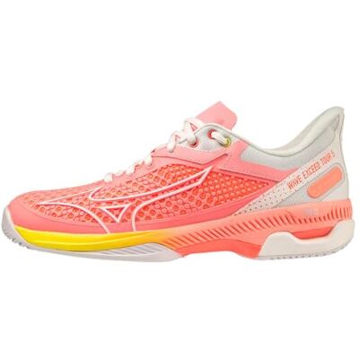 Mizuno Exceed Tour 5 Donna Chaussures de Tennis Rose Rose - Publicité Mizuno Exceed Tour 5 Donna Chaussures de Tennis Rose Rose - Publicité