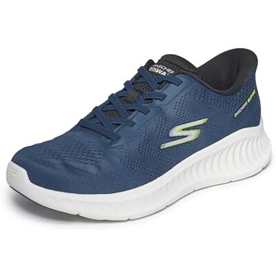 Skechers GO Walk Now Payton Baskets pour Homme, Textile Bleu Marine/Bordure Blanche, Pointure 41 - Publicité Skechers GO Walk Now Payton Baskets pour Homme, Textile Bleu Marine/Bordure Blanche, Pointure 41 - Publicité