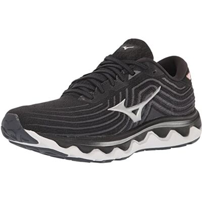 Mizuno Wave Horizon 6 Chaussures de course pour femme, noir/argent, 8 - Publicité Mizuno Wave Horizon 6 Chaussures de course pour femme, noir/argent, 8 - Publicité
