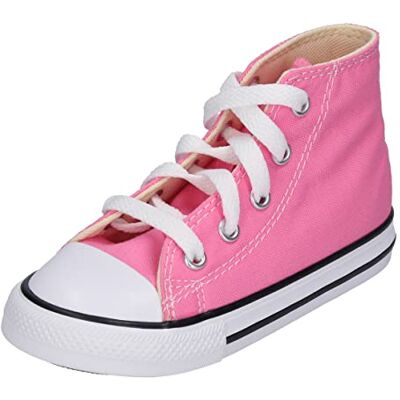 Converse Mixte enfant Chuck Taylor Inft C/T Allstar Hi Canvas Chaussons, Rose Pink 650, 22 EU - Publicité Converse Mixte enfant Chuck Taylor Inft C/T Allstar Hi Canvas Chaussons, Rose Pink 650, 22 EU - Publicité