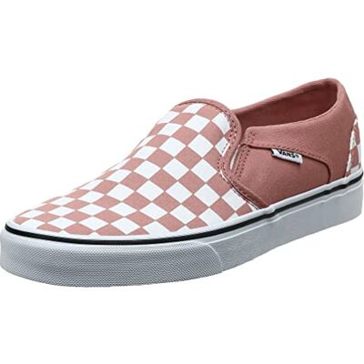 Vans Baskets Asher pour Femme, Damier Rose Dawn Blanc, 3.5 UK - Publicité Vans Baskets Asher pour Femme, Damier Rose Dawn Blanc, 3.5 UK - Publicité