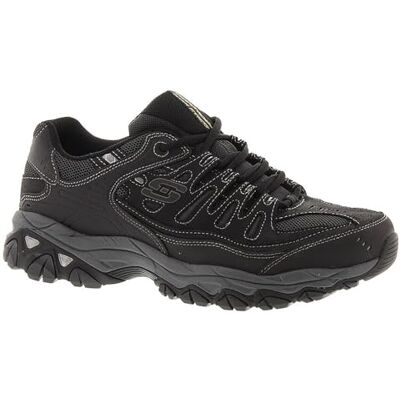 Skechers Sneakers Homme Afterburn M. Fit Mode Noir/Charcoal - Baskets - Publicité Skechers Sneakers Homme Afterburn M. Fit Mode Noir/Charcoal - Baskets - Publicité