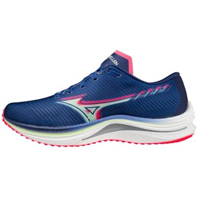 Mizuno Wave Rebellion Chaussures Princess Blue/Paradise Green/Diva Pink 43 - Publicité Mizuno Wave Rebellion Chaussures Princess Blue/Paradise Green/Diva Pink 43 - Publicité