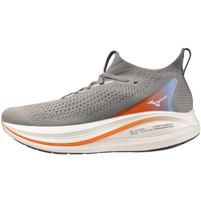 Mizuno Neo Vista 2 Chaussures de course pour homme Gris foncé/blanc/rose corail, gris, 46 EU - Publicité Mizuno Neo Vista 2 Chaussures de course pour homme Gris foncé/blanc/rose corail, gris, 46 EU - Publicité
