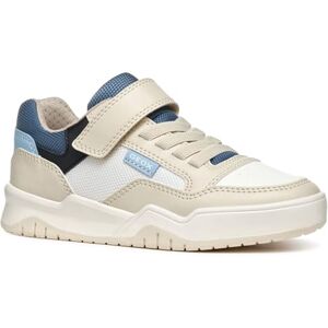 Geox J Perth Boy E Basket, Lt Beige/White, 30 EU - Publicité Geox J Perth Boy E Basket, Lt Beige/White, 30 EU - Publicité