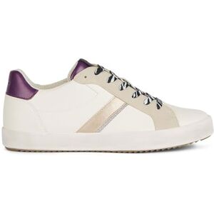 Geox D Blomiee C Basket, Blanc et Violet, 40 EU - Publicité Geox D Blomiee C Basket, Blanc et Violet, 40 EU - Publicité