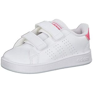 Adidas Mixte enfant Advantage I Chaussons, Blanc Ftw Bla Rosrea Ftw Bla 000, 26 EU - Publicité