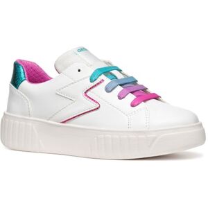 Geox J MIKIROSHI Girl A Basket, White/Multicolor, 34 EU - Publicité Geox J MIKIROSHI Girl A Basket, White/Multicolor, 34 EU - Publicité