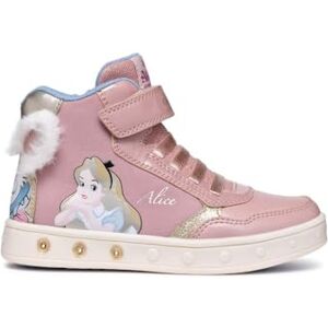 Geox J Skylin Girl G Basket, LT Rose/Platinum, 29 EU - Publicité Geox J Skylin Girl G Basket, LT Rose/Platinum, 29 EU - Publicité