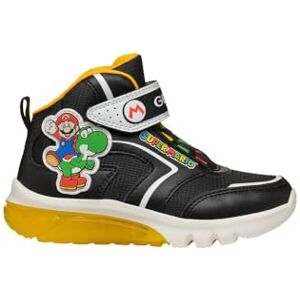 Geox J CIBERDRON Boy J Basket, Black/Yellow, 38 EU - Publicité Geox J CIBERDRON Boy J Basket, Black/Yellow, 38 EU - Publicité