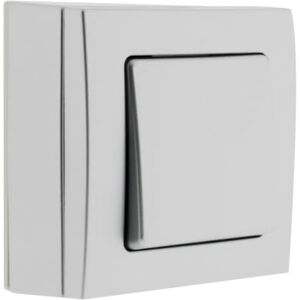 BelVue - BEL_VUE - Argent - Surface - Interrupteur - Publicité BelVue - BEL_VUE - Argent - Surface - Interrupteur - Publicité