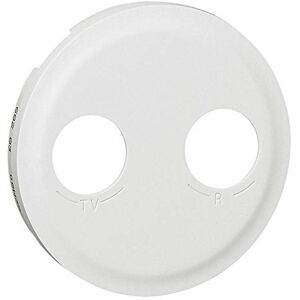 Legrand enjoliveur prise télévision + radio céliane blanc - Publicité Legrand enjoliveur prise télévision + radio céliane blanc - Publicité