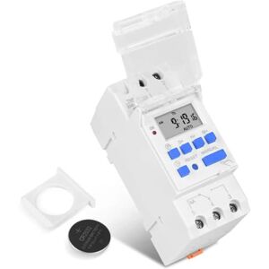 melairo Interrupteur Horaire Numérique Programmable Relais Minuterie Contrôle AC 220 V 16 A sur Rail Din TM919A Interrupteur Minuterie - Publicité melairo Interrupteur Horaire Numérique Programmable Relais Minuterie Contrôle AC 220 V 16 A sur Rail Din TM919A Interrupteur Minuterie - Publicité