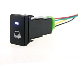 Shiwaki Interrupteur à Bouton-Poussoir Bleu à 4 Pôles pour Toyota Camry Land Cruiser Hilux Modèle de Phare - Publicité Shiwaki Interrupteur à Bouton-Poussoir Bleu à 4 Pôles pour Toyota Camry Land Cruiser Hilux Modèle de Phare - Publicité