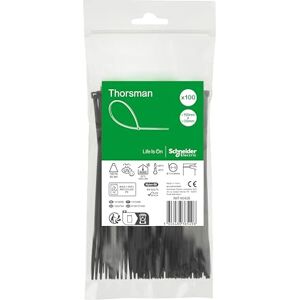 Schneider Electric IMT46406 Serre-câbles noirs - 150mm, 3,6mm, 100 pièces - Publicité Schneider Electric IMT46406 Serre-câbles noirs - 150mm, 3,6mm, 100 pièces - Publicité