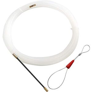 RUNCCI-YUN Tire cable fils électriques,Tire-Fils Nylon avec tête flexible de guidage et oeuillet de tirage démontableL=15m - Publicité RUNCCI-YUN Tire cable fils électriques,Tire-Fils Nylon avec tête flexible de guidage et oeuillet de tirage démontableL=15m - Publicité