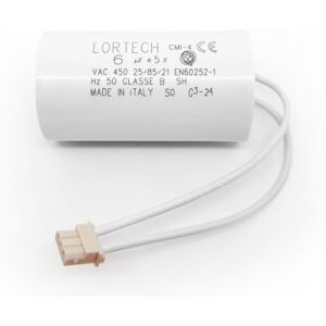 LORTECH Condensateur 6µF pour moteur Bubendorff avec connecteur Ø30x55mm Fond plat- Fabriqué en Italie - Publicité LORTECH Condensateur 6µF pour moteur Bubendorff avec connecteur Ø30x55mm Fond plat- Fabriqué en Italie - Publicité