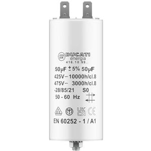 Volet Tech Condensateur 50 uF pour Moteur Monophasé Utilisation pour Kärcher, Pompe de Piscine, Porte de Garage 425/450V/475V Condensateur de Démarrage/Permanent avec Cosses 6,4mm - Publicité Volet Tech Condensateur 50 uF pour Moteur Monophasé Utilisation pour Kärcher, Pompe de Piscine, Porte de Garage 425/450V/475V Condensateur de Démarrage/Permanent avec Cosses 6,4mm - Publicité