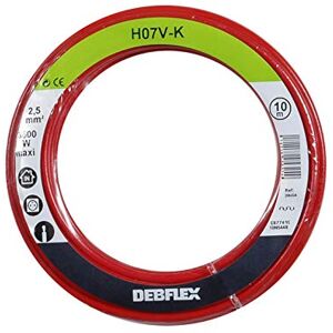 DEBFLEX HO7V-K - Câble PVC en cuivre - 10m - Rouge - Câble électrique - Publicité DEBFLEX HO7V-K - Câble PVC en cuivre - 10m - Rouge - Câble électrique - Publicité