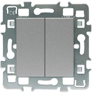 DEBFLEX Interrupteur va et vient Prises electriques Standard Prise extra plate Prise murale Interrupteur va et vient sans Fil Prise murale Casual Mecanisme Vv Double + Cache Alu + Support Metal - Publicité DEBFLEX Interrupteur va et vient Prises electriques Standard Prise extra plate Prise murale Interrupteur va et vient sans Fil Prise murale Casual Mecanisme Vv Double + Cache Alu + Support Metal - Publicité