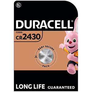 Duracell 2430 Pile bouton lithium 3V, lot de 1, (DL2430/CR2430) pour porte-clés, balances et dispositifs portables et médicaux - Publicité