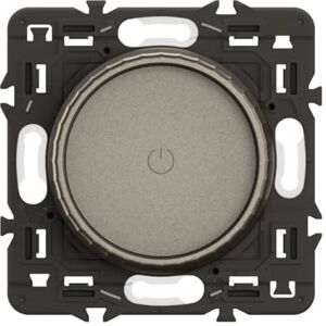 Legrand Interrupteur Variateur rotatif toutes lampes dimmables jusqu'à 200W Commande d'Eclairage Complète Prêt à Installer Titanium - Publicité Legrand Interrupteur Variateur rotatif toutes lampes dimmables jusqu'à 200W Commande d'Eclairage Complète Prêt à Installer Titanium - Publicité